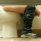 A guy video-records women using the toilet in a Wal-Mart restroom in several scenes. The view is from under the stall wall, so no faces are visible. The women wipe their asses, so they must have taken a shit in some scenes. Over 8.5 minutes.